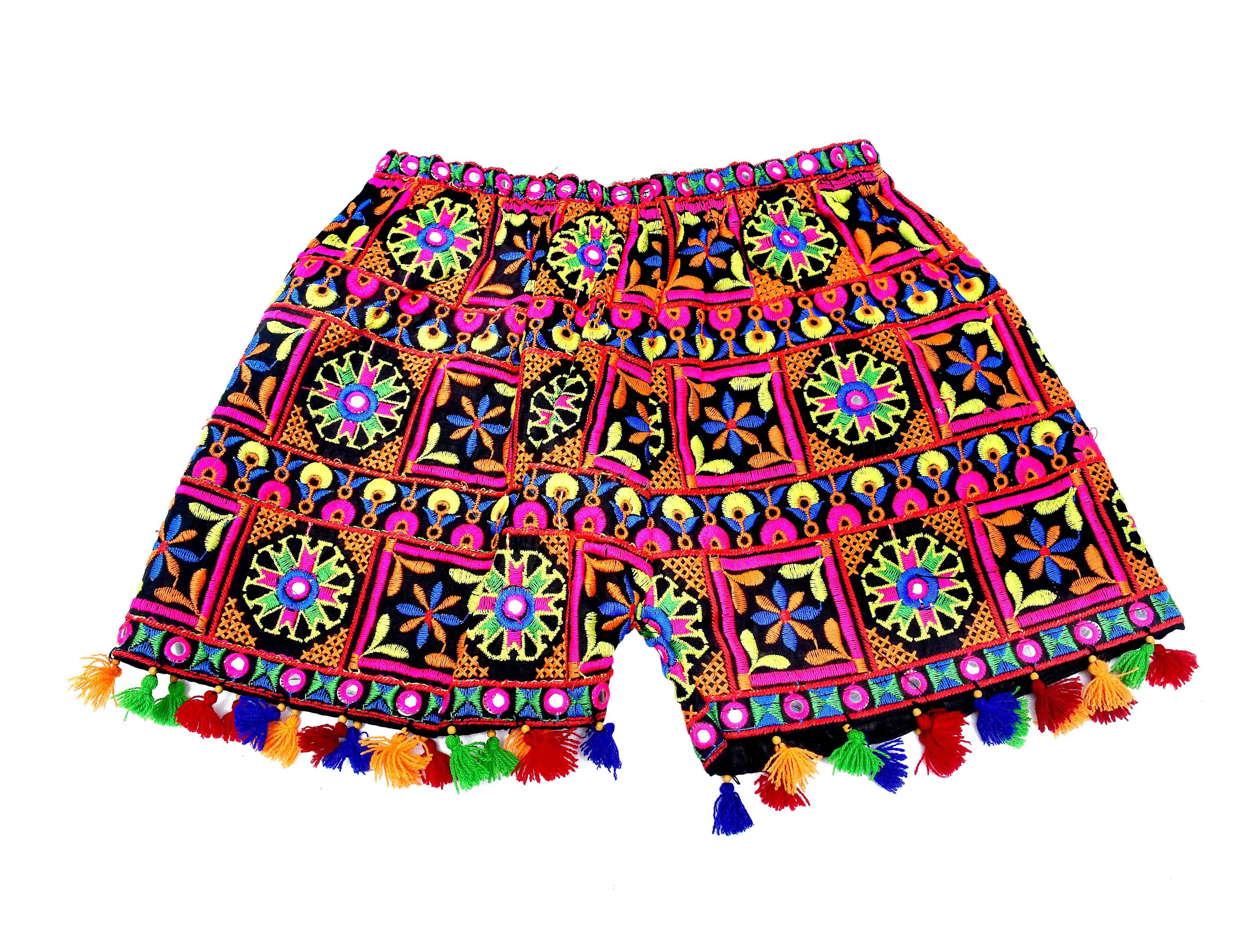 Embroidery Shorts Multicolored